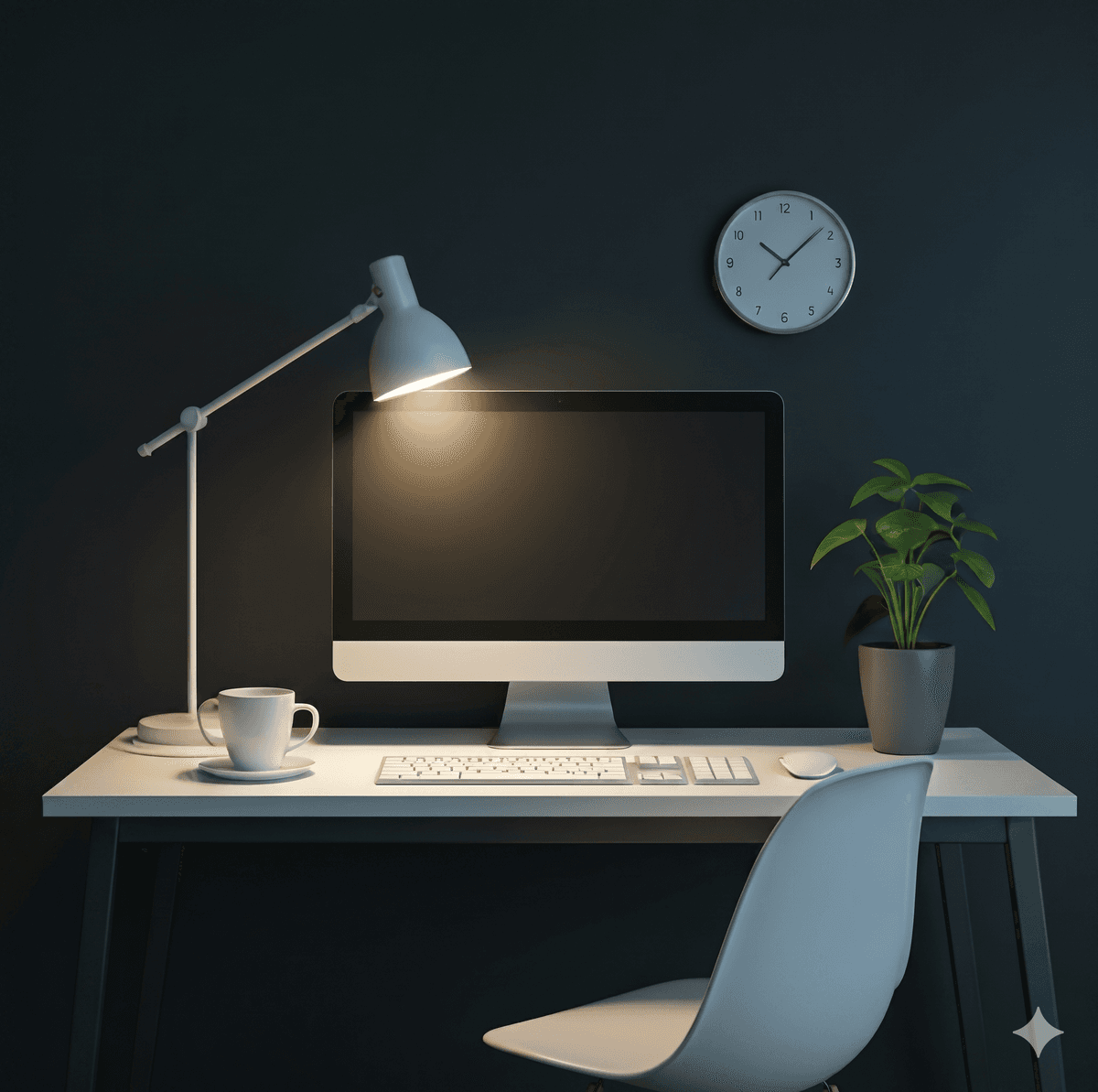 Modern workspace setup